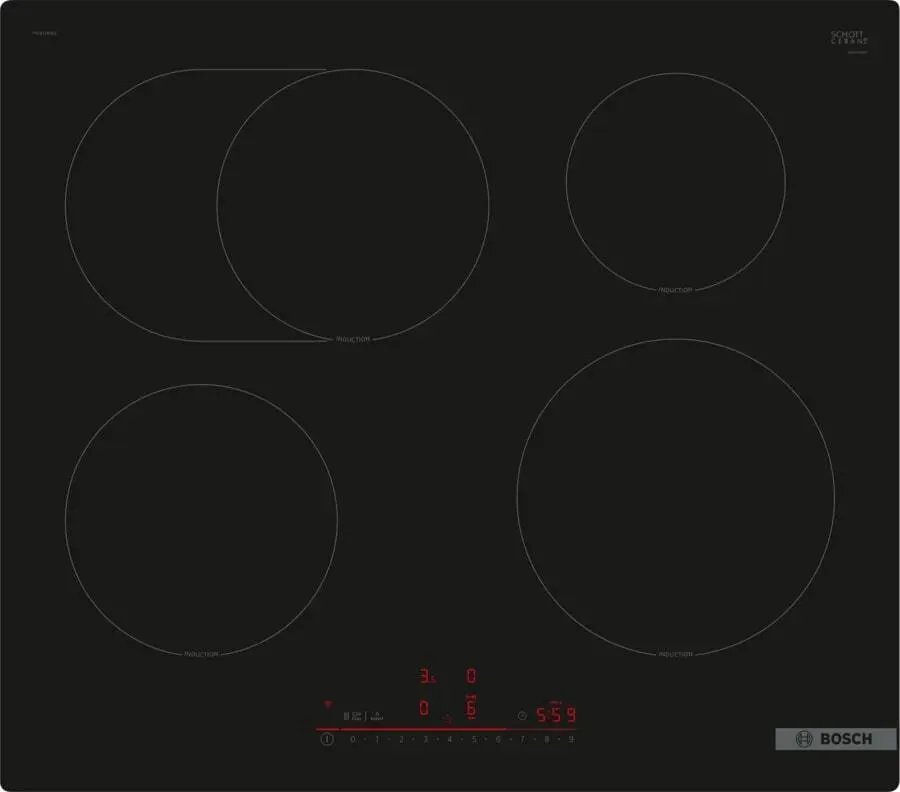 Фото товара: Bosch PIF61RHB1E индукционная поверхность