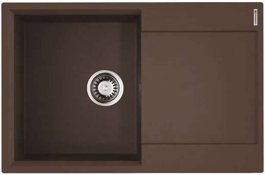 Детальное фото товара: Omoikiri Daisen 78T-DC, мойка, гранит, темный шоколад