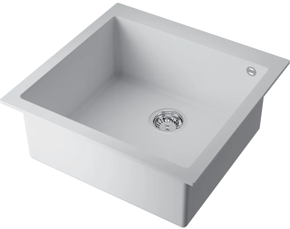 Детальное фото товара: Omoikiri Bosen 57A-WH, мойка, керамика, белый