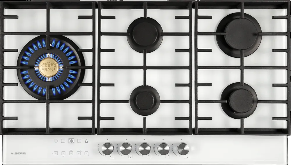 Фото товара: HIBERG VM 9155 W газовая поверхность