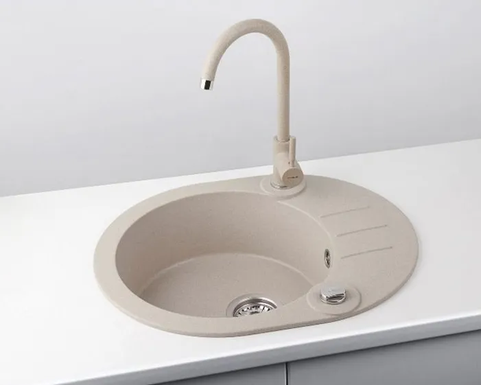 Детальное фото товара: ALVEUS ROLL 40 GRANITAL TERRA -G22, мойка, гранит, посочный (в комплекте с сифоном 1105246)