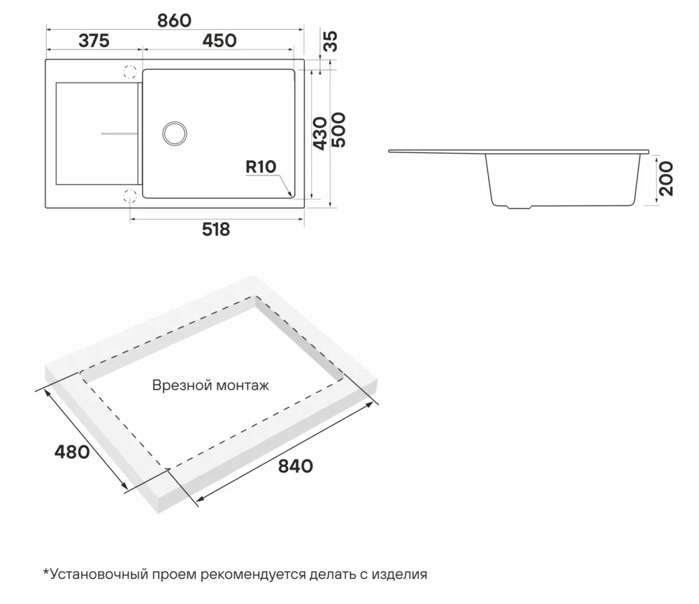 Схема встраивания