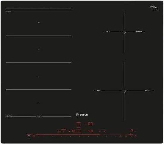 Фото товара: Bosch PXE601DC1E индукционная поверхность