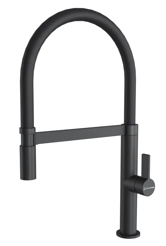Фото товара: KUCHENSTERN TURM-E, смеситель, гранит, черный
