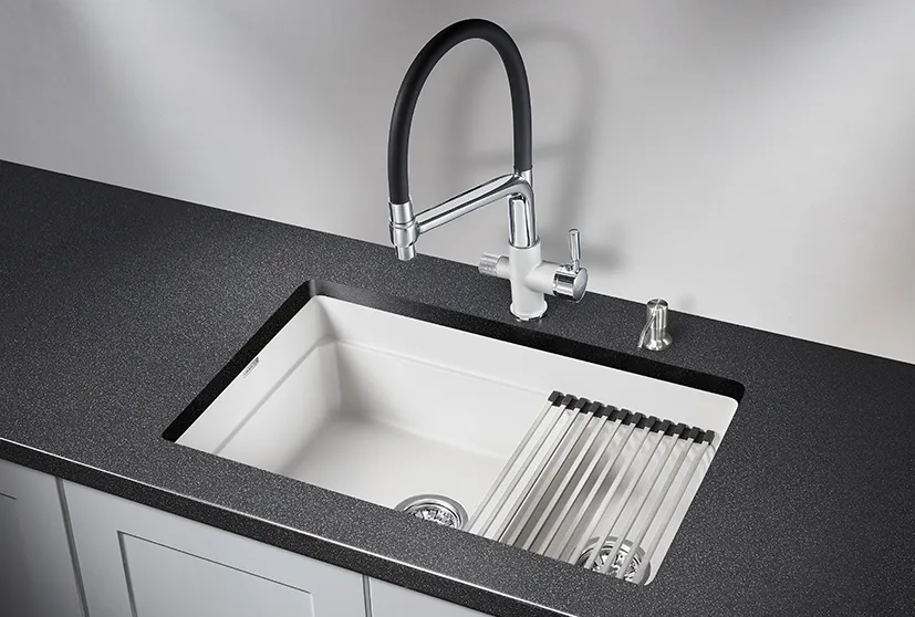 Детальное фото товара: GRANULA 7304U мойка, гранит, арктик (белый)