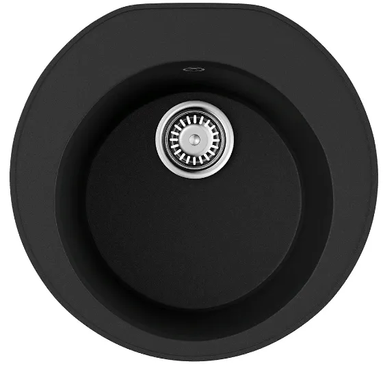 Фото товара: Omoikiri Miya 50R BL, мойка, гранит, черный
