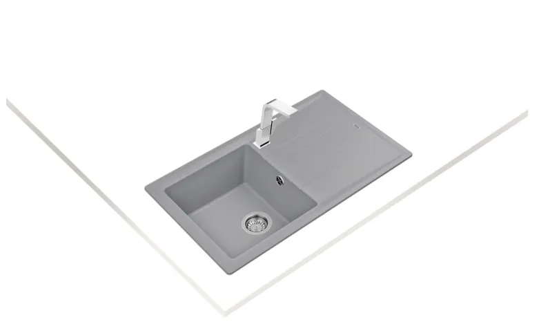 Детальное фото товара: Teka STONE 50 B-TG 1B 1D, мойка, гранит, серый металлик