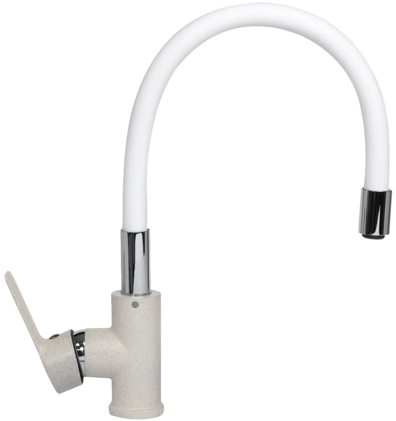 Фото товара: Zigmund & Shtain ZS 2400W, смеситель, каменная соль