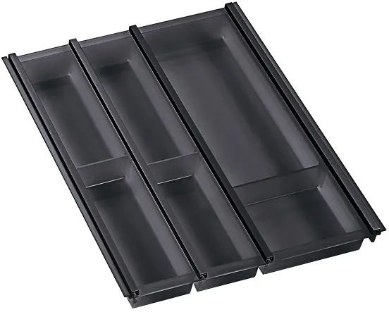 Детальное фото товара: Ninka Cuisio Aqua 450, Tandem Box Blum, DWD XP, Nova Pro Grass, лоток для столовых приборов, черный