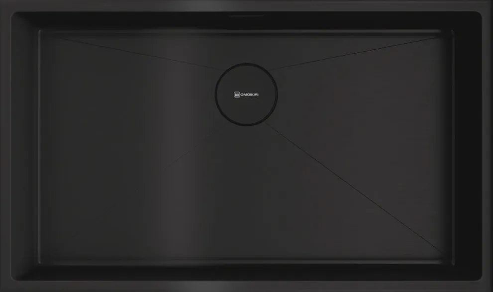 Фото товара: Omoikiri Taki 74-U/IF-GB, мойка, нержавеющая сталь/графит