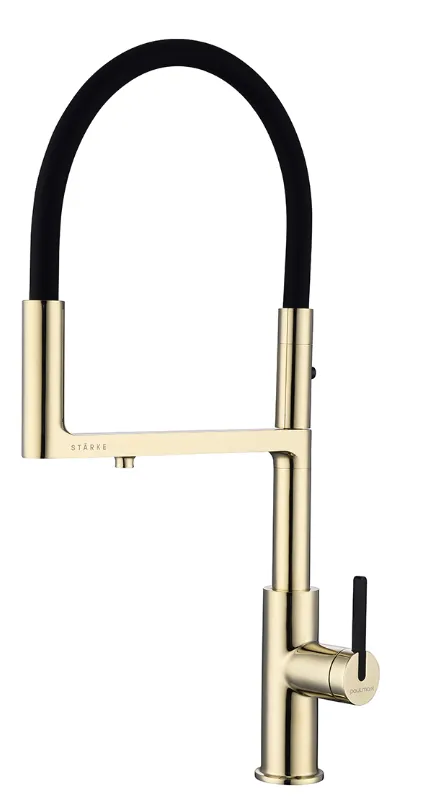 Фото товара: Paulmark TORNADO, смеситель, золотистый