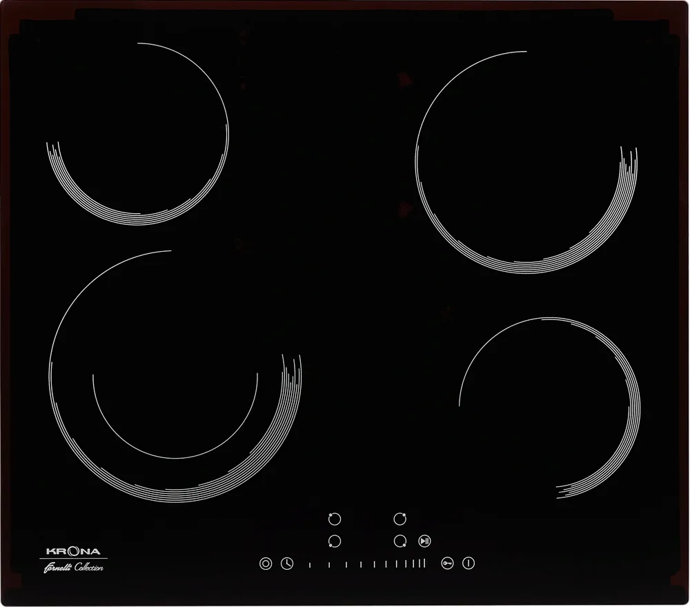 Фото товара: Krona ORSA 60 BL стеклокерамическая поверхность