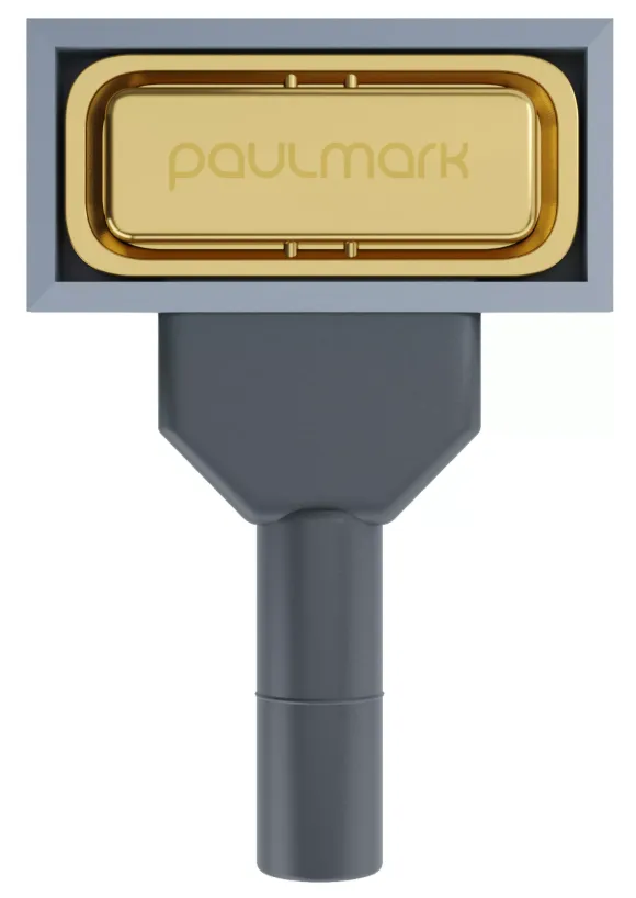 Фото товара: Paulmark PM24-BG, перелив овальный с логотипом, брашированное золото