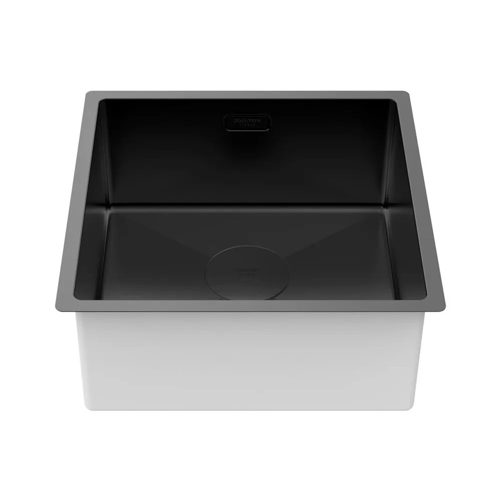 Детальное фото товара: Paulmark NEXT 44 UNI, мойка, нержавеющая сталь, матовый черный