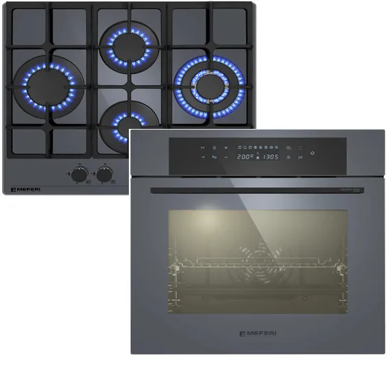 Фото товара: MEFERI MGH604GR GLASS ULTRA + MEO6010GR ULTRA