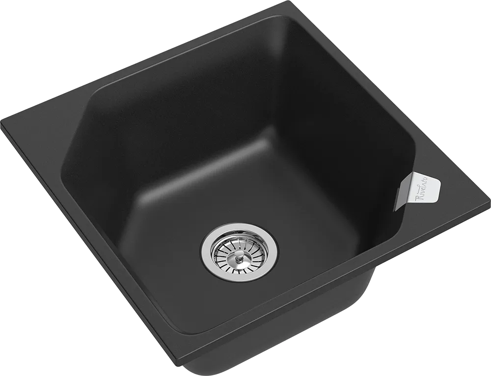 Детальное фото товара: Rivelato LOCUS LS-50 antracite, мойка, гранит, антрацит