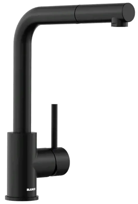Фото товара: Blanco Mila-S, смеситель, черный матовый
