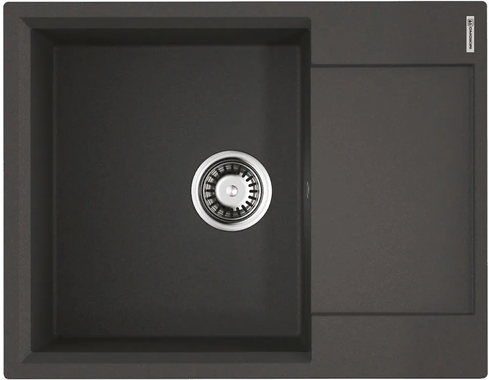 Фото товара: Omoikiri Daisen 65T-BL, мойка, гранит, черный