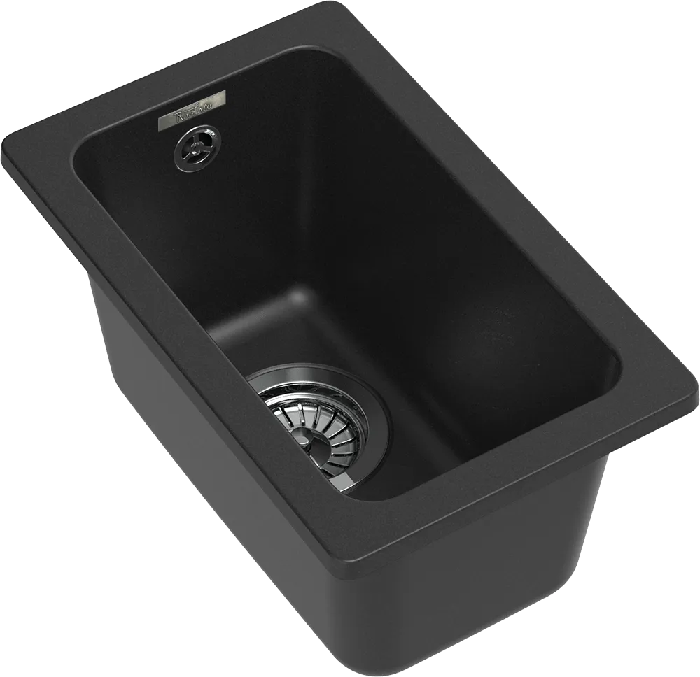 Детальное фото товара: Rivelato BERKANA BK-25 antracite, мойка, гранит, антрацит