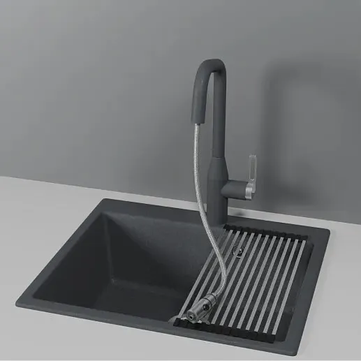 Детальное фото товара: GRANULA 8171 смеситель, гранит, графит