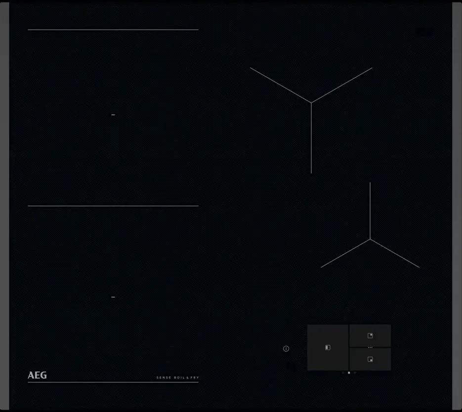Фото товара: AEG TH64IB30FB индукционная поверхность
