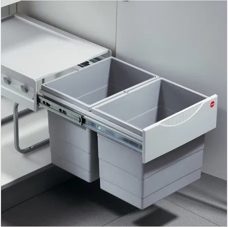 Детальное фото товара: Hailo Space Saving ведро для мусора 36л (2x18)