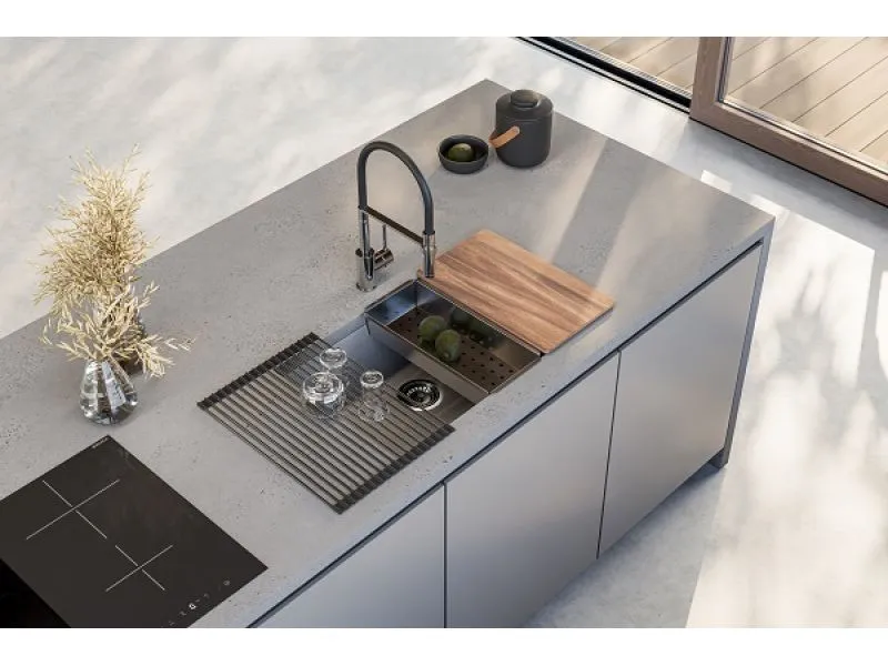 Детальное фото товара: ALVEUS OMNI 40 GRANITAL DEEP BLACK-G90, мойка, гранит, темно-черный (в комп. с сифоном 1145083)