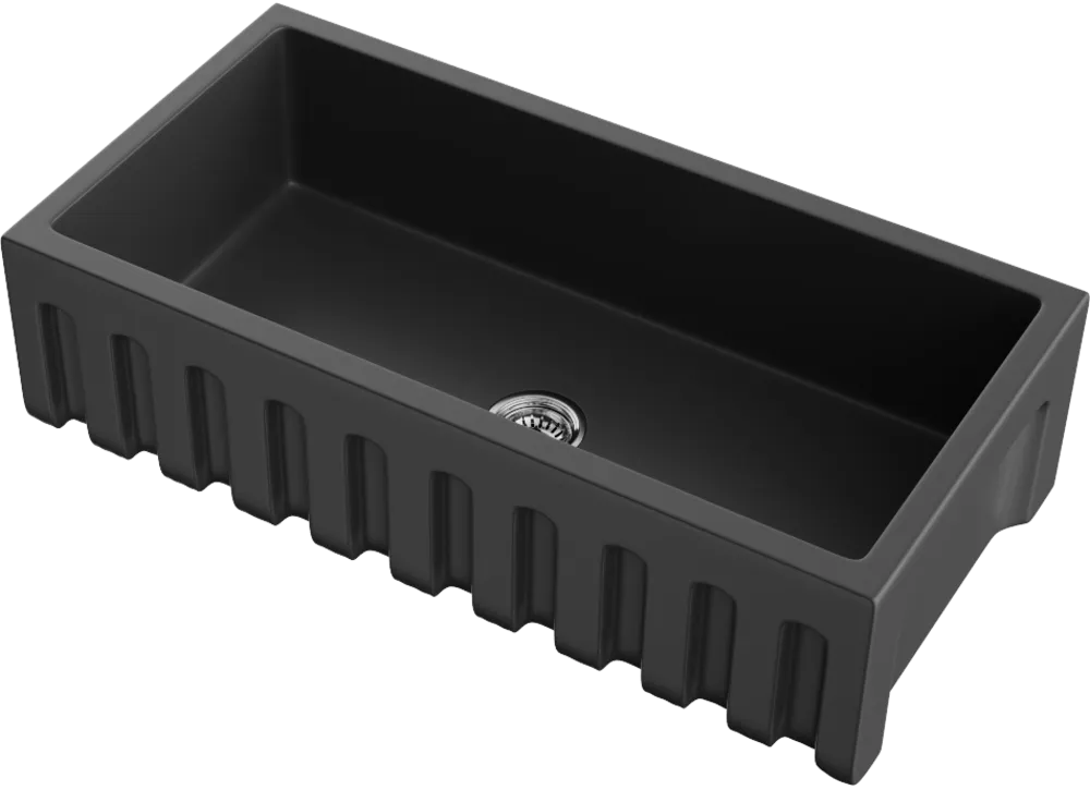 Детальное фото товара: Omoikiri Mikura 91 BL, мойка, керамика, черный