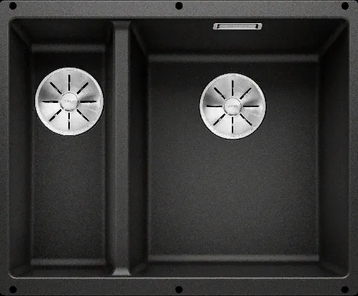 Детальное фото товара: Blanco Subline 340/160-U, мойка, гранит, черный (чаша справа)