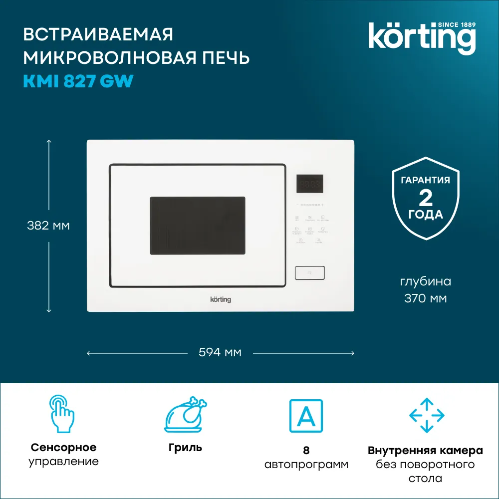 Детальное фото товара: Korting KMI 827 GW