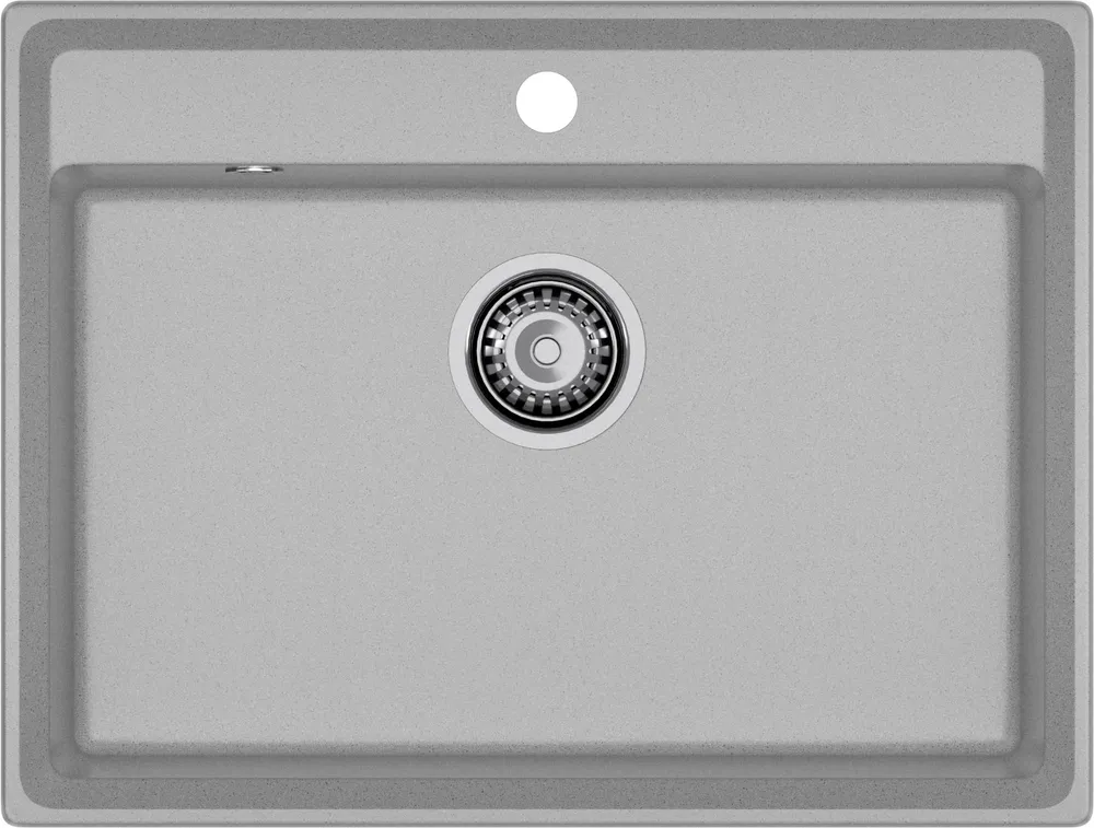 Детальное фото товара: GranFest LEVEL GF-LV-660, мойка, мрамор, cерый