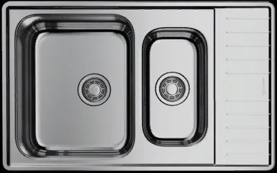 Фото товара: Omoikiri Sagami 79-2-IN, мойка, оборачиваемая, нерж. сталь