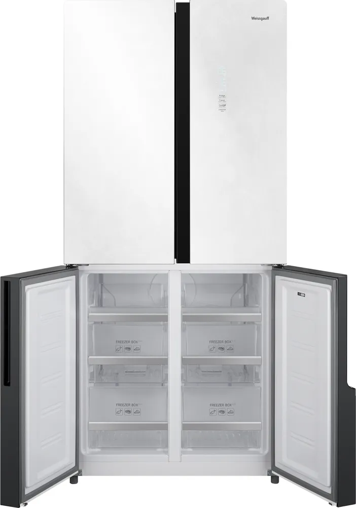 Детальное фото товара: Weissgauff WCD 450 White Rock Glass NoFrost Inverter