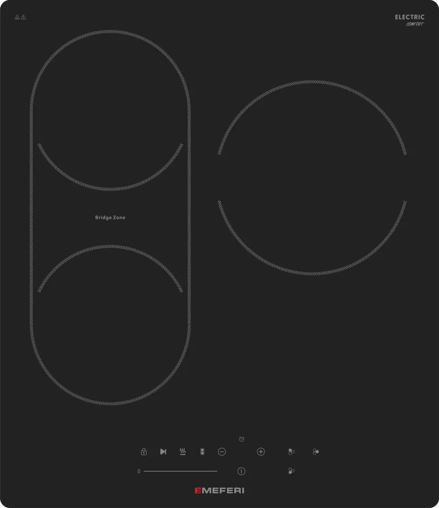 Фото товара: MEFERI MEH453BK COMFORT стеклокерамическая поверхность