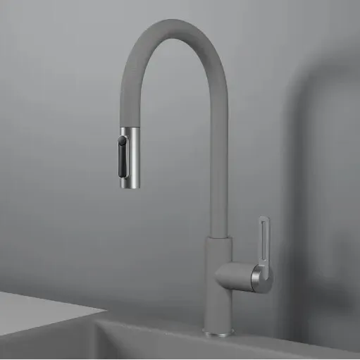 Фото товара: GRANULA 8168 смеситель, гранит, алюминиум