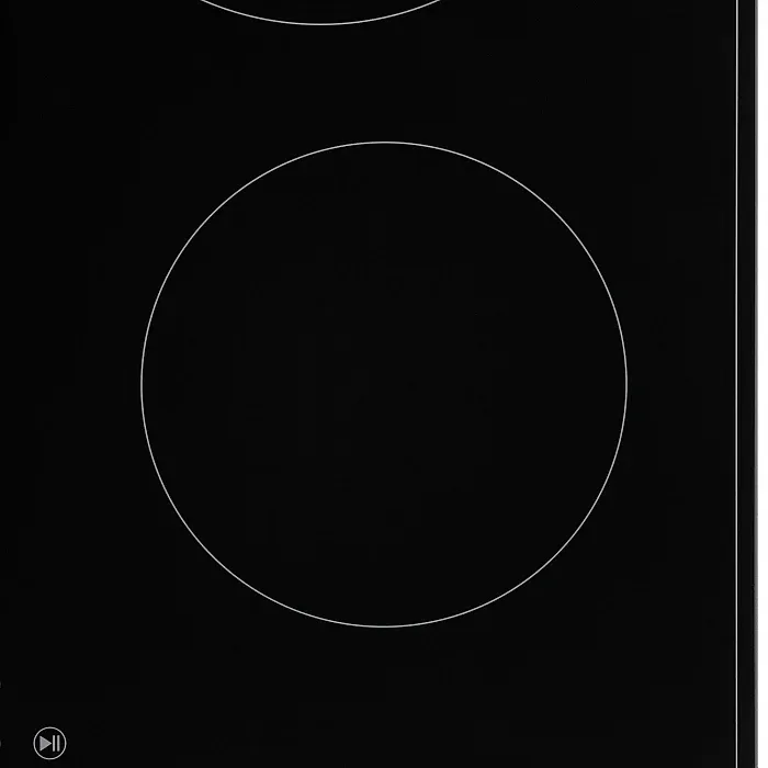 Детальное фото товара: Krona LAUREL 60 BL стеклокерамическая поверхность