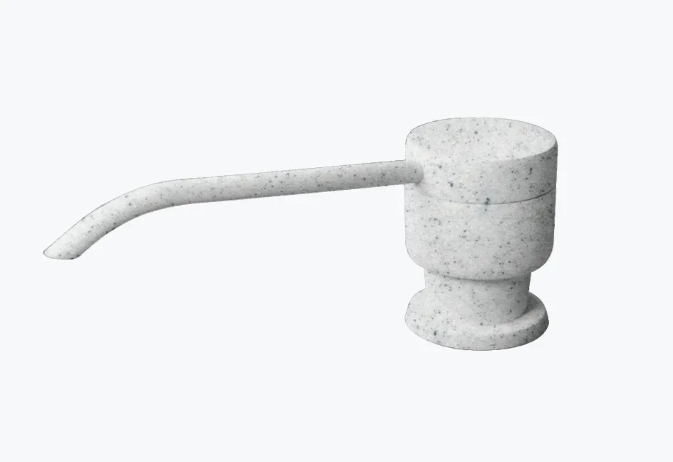 Детальное фото товара: Polygran Дозатор для жидкого мыла, светло-серый 314