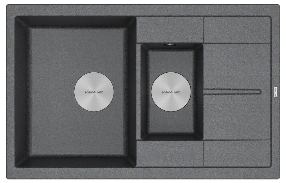 Фото товара: Paulmark FLUGEN 60/1,5, мойка, гранит, графит