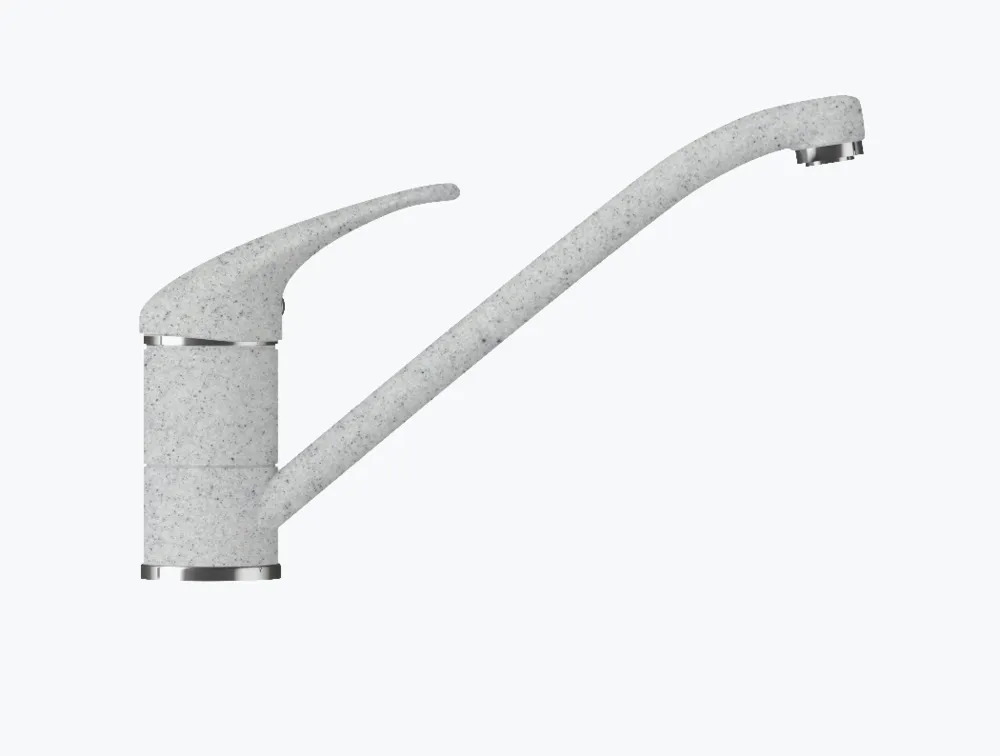 Фото товара: Polygran Низкий, смеситель, светло-серый 314