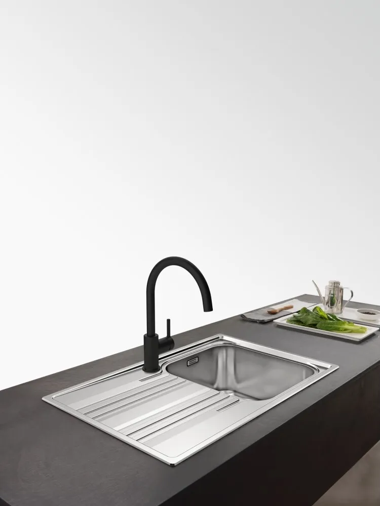 Детальное фото товара: Franke Lina XL, смеситель, черный матовый