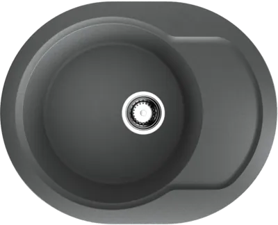 Фото товара: Omoikiri Manmaru 62-GR, мойка, гранит, leningrad grey