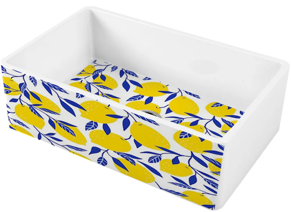 Фото товара: Omoikiri Mikura 76-Lemon, мойка, керамика, белый