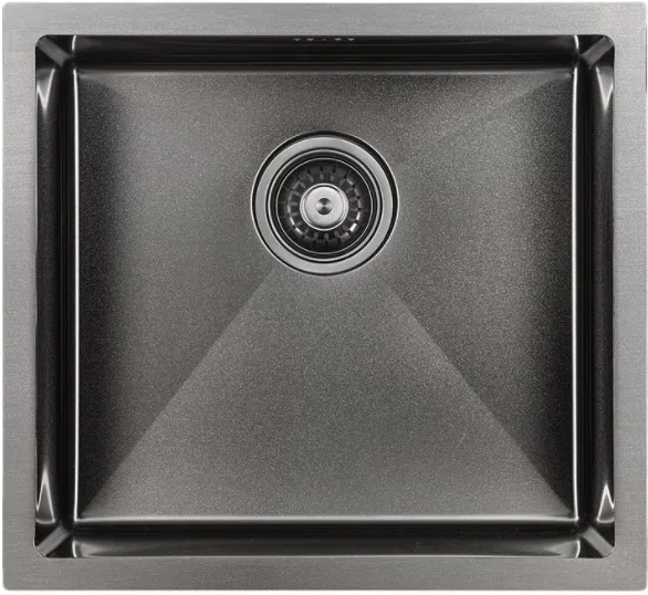 Детальное фото товара: Paulmark GERBERG 48 UNI, мойка, нержавеющая сталь, вороненая сталь