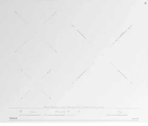 Фото товара: Teka IZC 63630 MST WHITE MARBLE индукционная поверхность