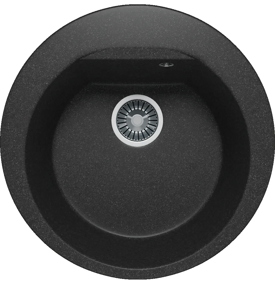 Фото товара: Polygran ATOL-520, мойка, мрамор, черный 16