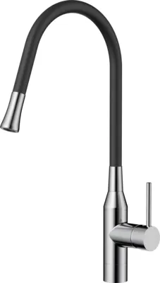 Детальное фото товара: Omoikiri Yatomi-BN-BL смеситель, нержавеющая сталь/черный