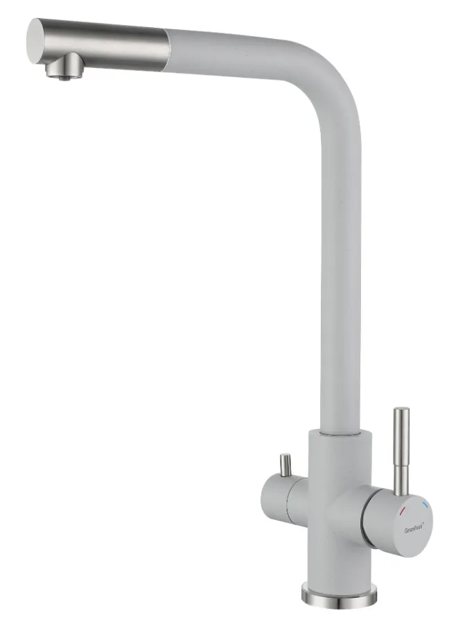 Фото товара: GranFest GF-Z-5421, смеситель, гранит, серый