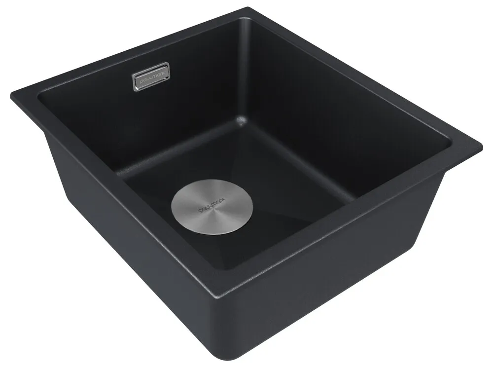 Детальное фото товара: Paulmark LUMI 41UNI, мойка, гранит, черный металлик