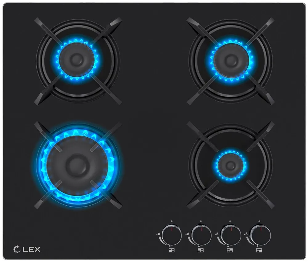 Детальное фото товара: LEX GVG 643 BBL газовая поверхность