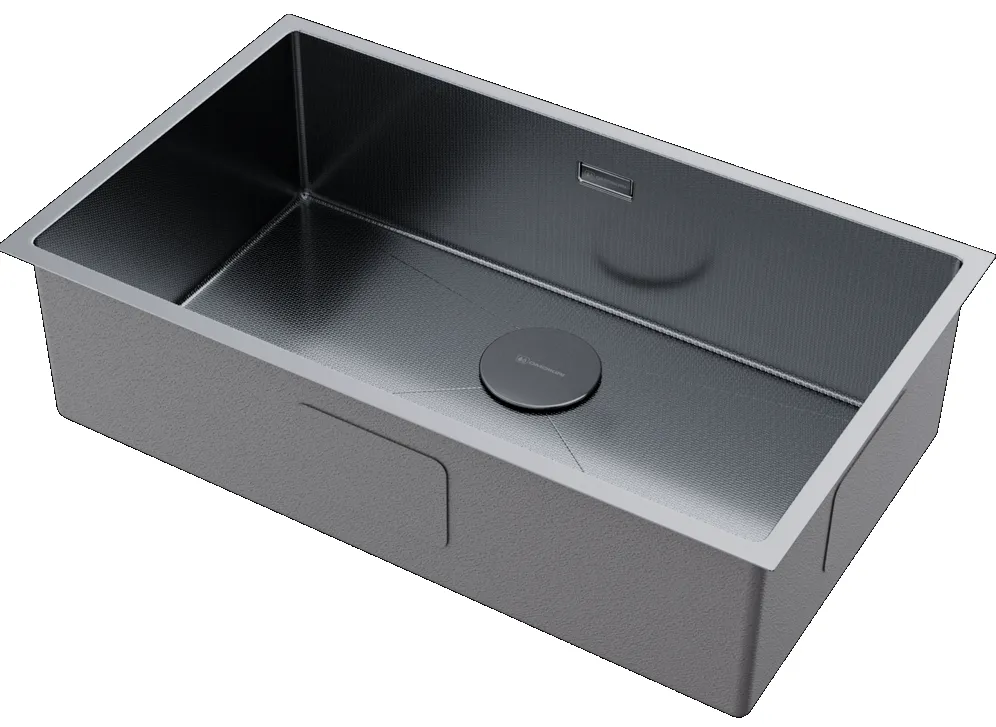 Детальное фото товара: Omoikiri Taki 74-U/IF Microdecor IN, мойка, нержавеющая сталь